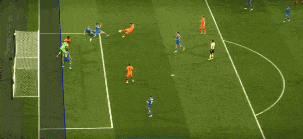 06月14日 欧洲杯C组第1轮 荷兰vs乌克兰 全场录像集锦-第6张图片-